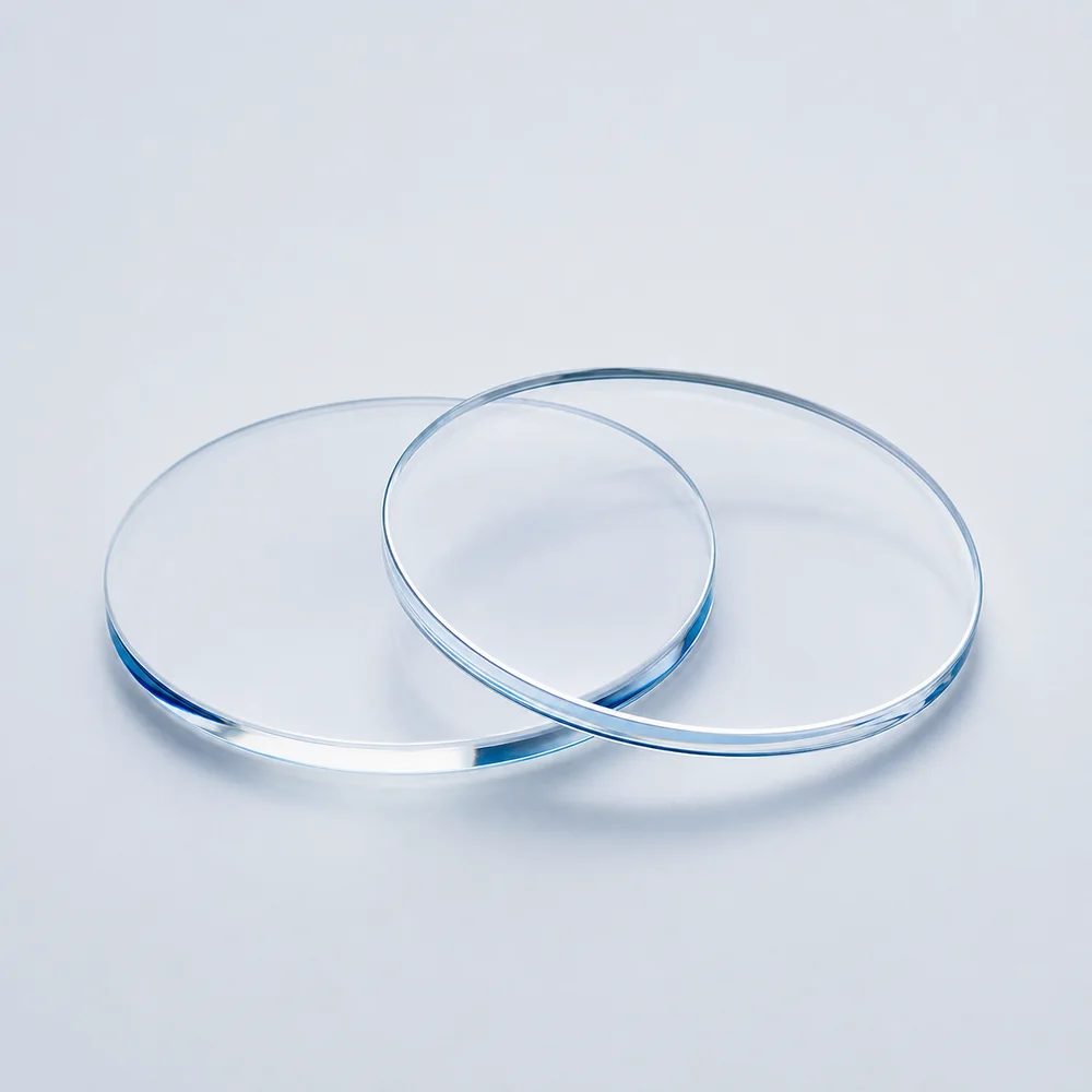 Clear ophthalmic lens blanks