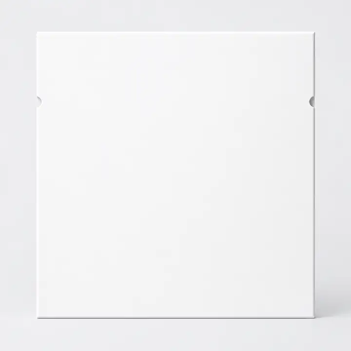 Plain white export lens envelope